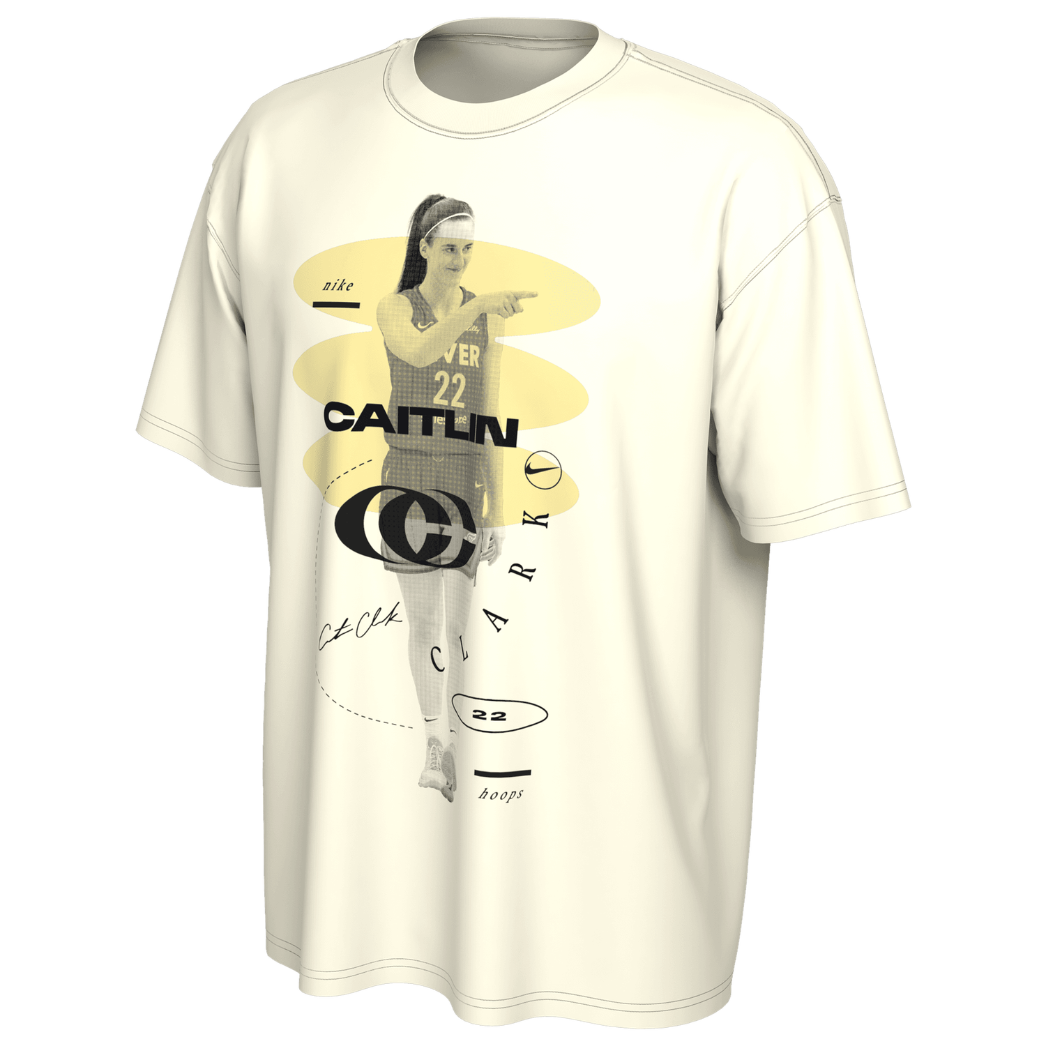 Nike WNBA Caitlin Clark Logo T-Shirt - Women's - Sail