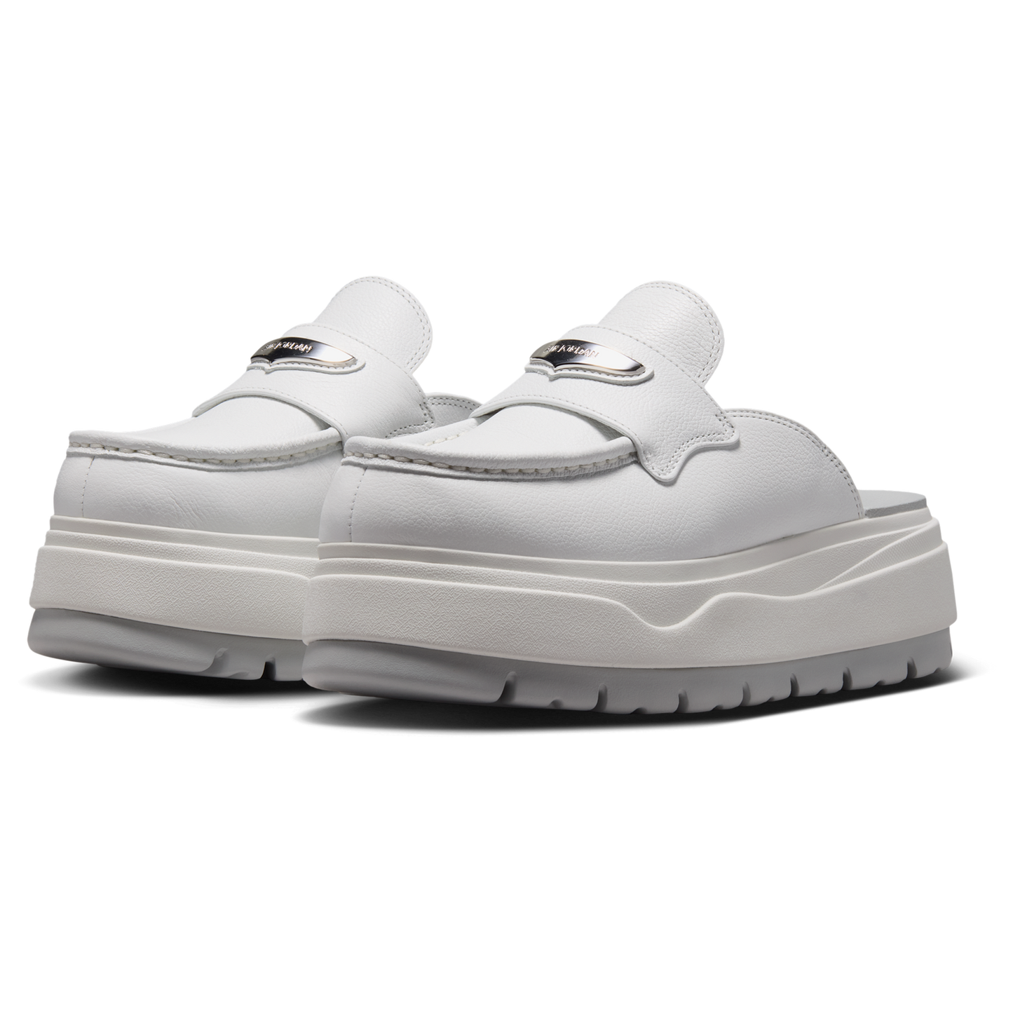 Jordan Air Jordan Mule - Women's - Summit White/Vast Grey/Metallic Silver