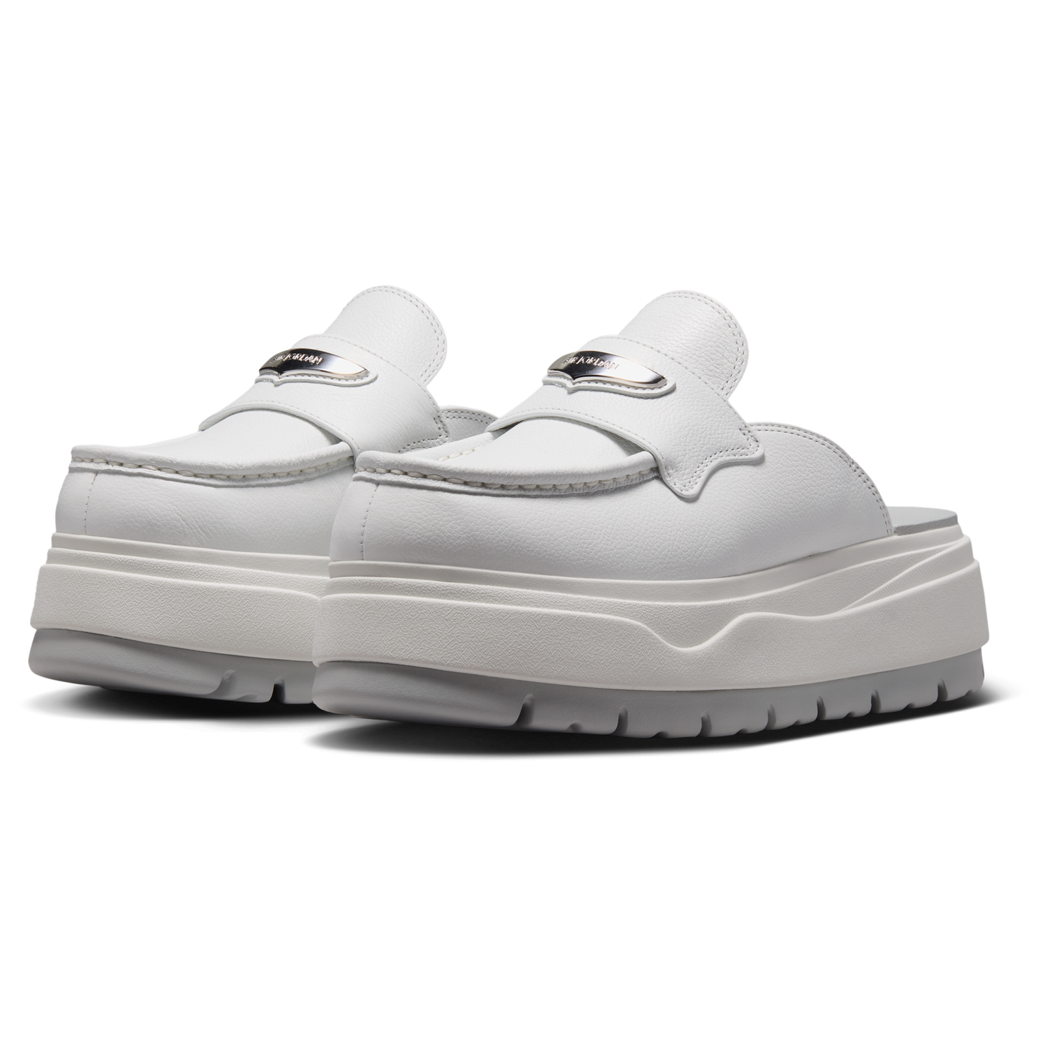 Jordan Air Jordan Mule - Women's - Summit White/Vast Grey/Metallic Silver