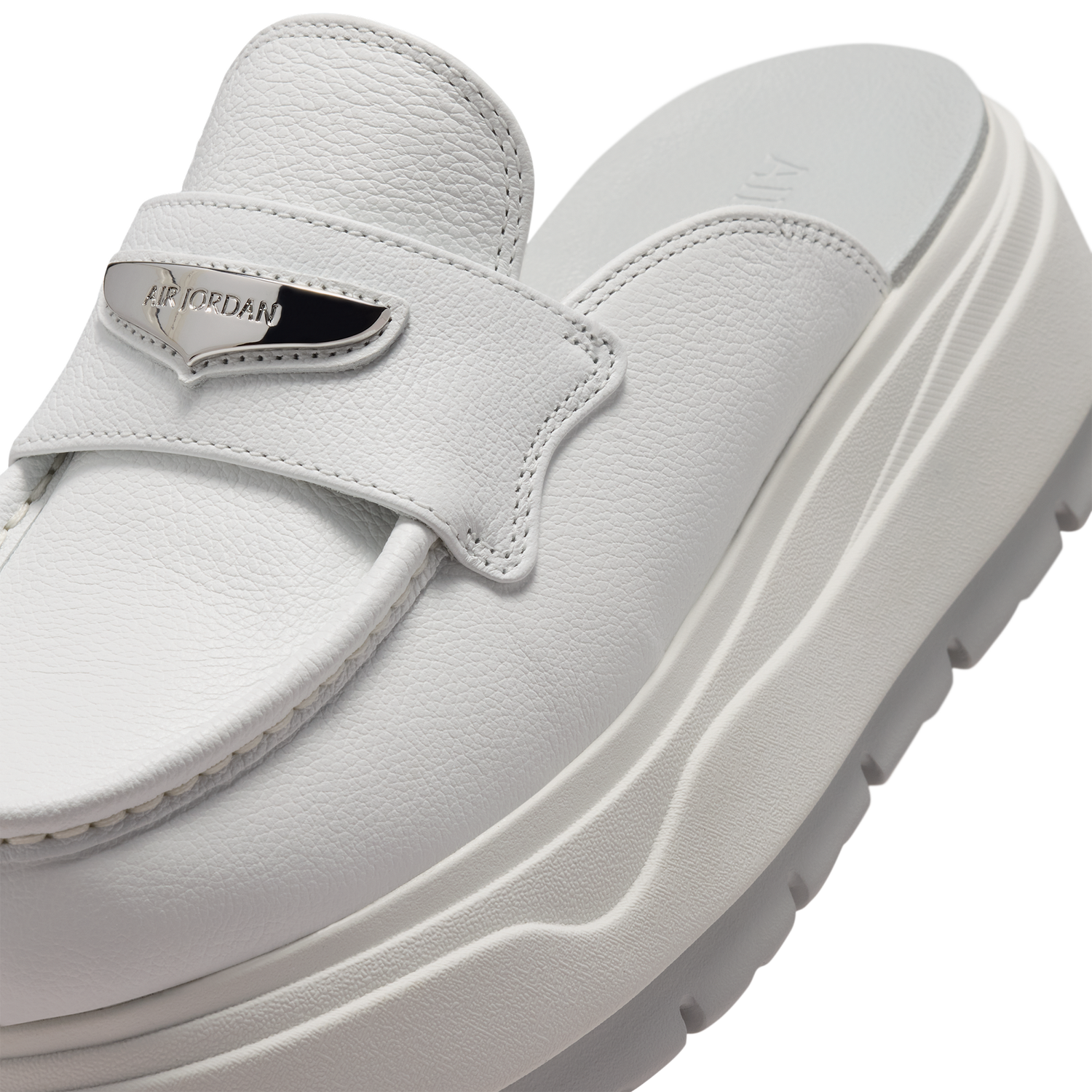 Jordan Air Jordan Mule - Women's - Summit White/Vast Grey/Metallic Silver