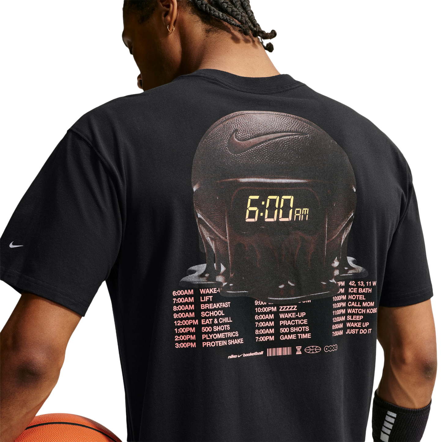 Nike Unseen Hours Loose T-Shirt - Men's - Black/Yellow
