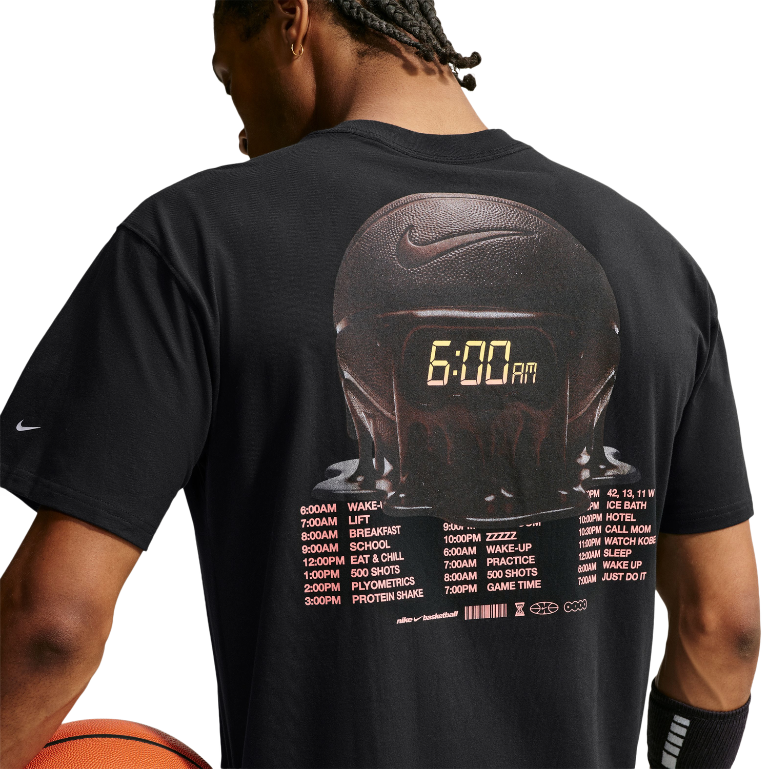 Nike Unseen Hours Loose T-Shirt - Men's - Black/Yellow