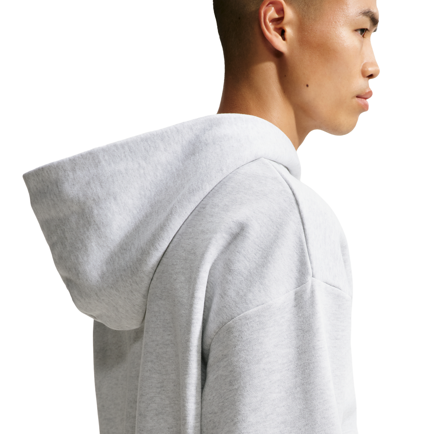 Nike Solo Basketball Full Zip Concept Hoodie - Men's - Black/Birch Heather