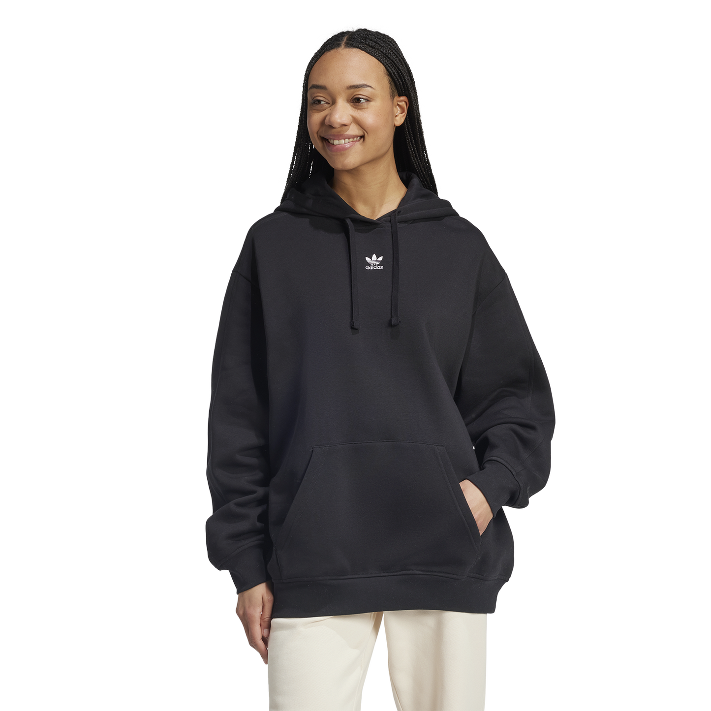 adidas Originals Essentials Oversized Hoodie - Women's - Black