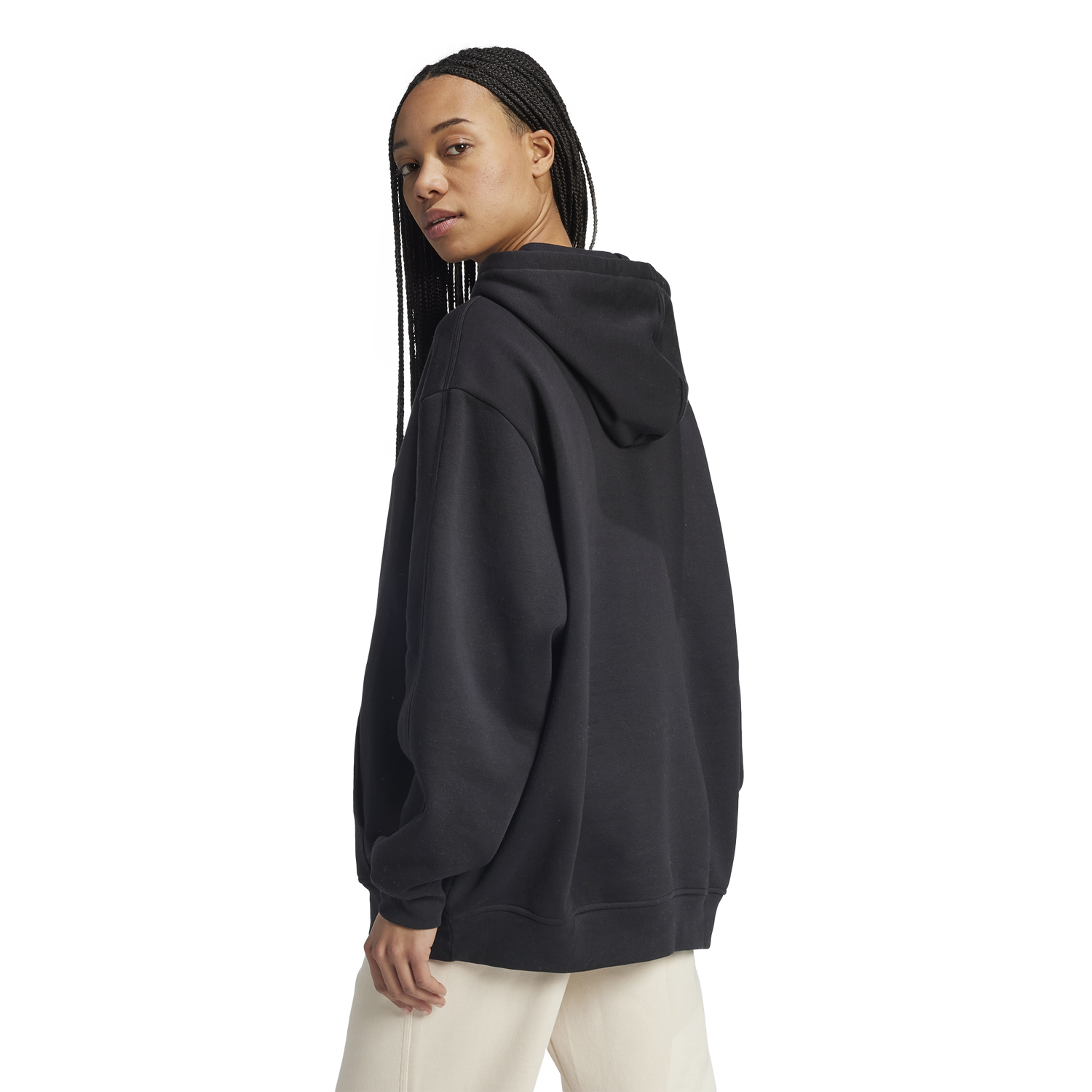adidas Originals Essentials Oversized Hoodie - Women's - Black