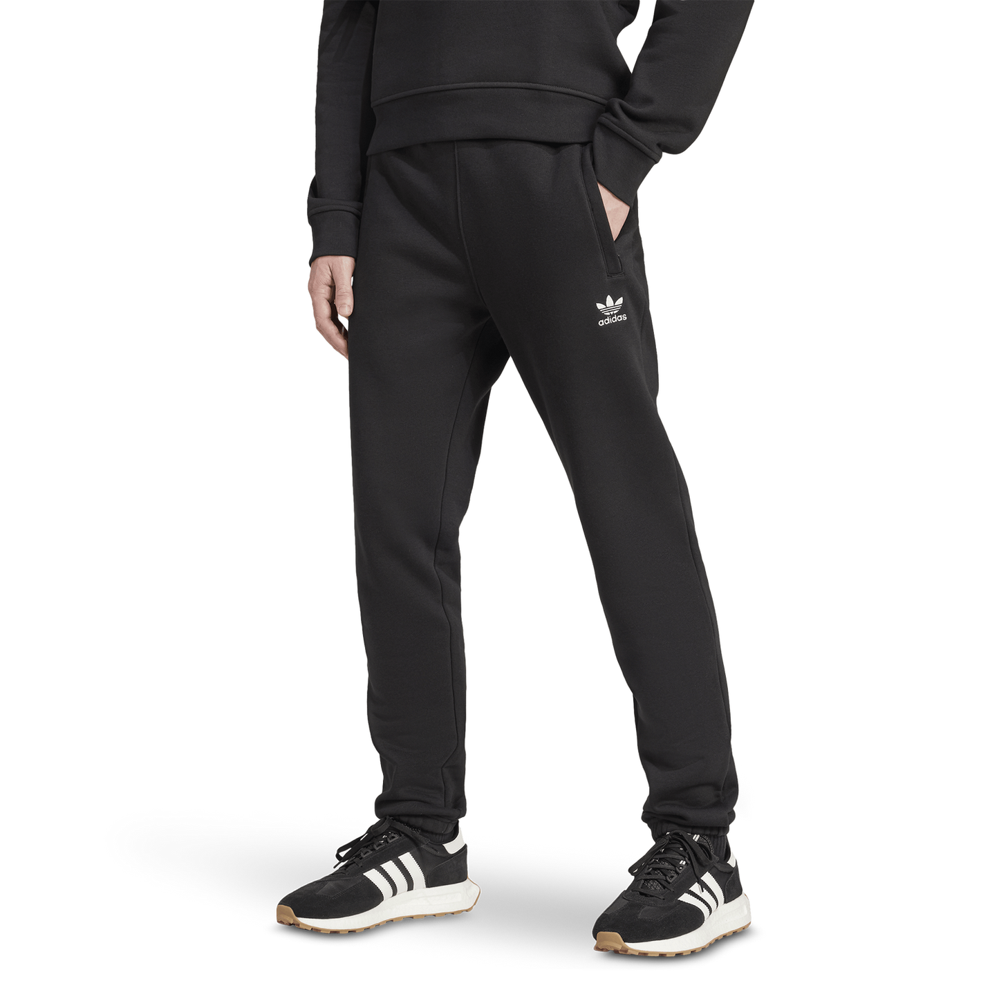 adidas Originals Trefoil Essentials Lifestyle Pants - Men's - Black