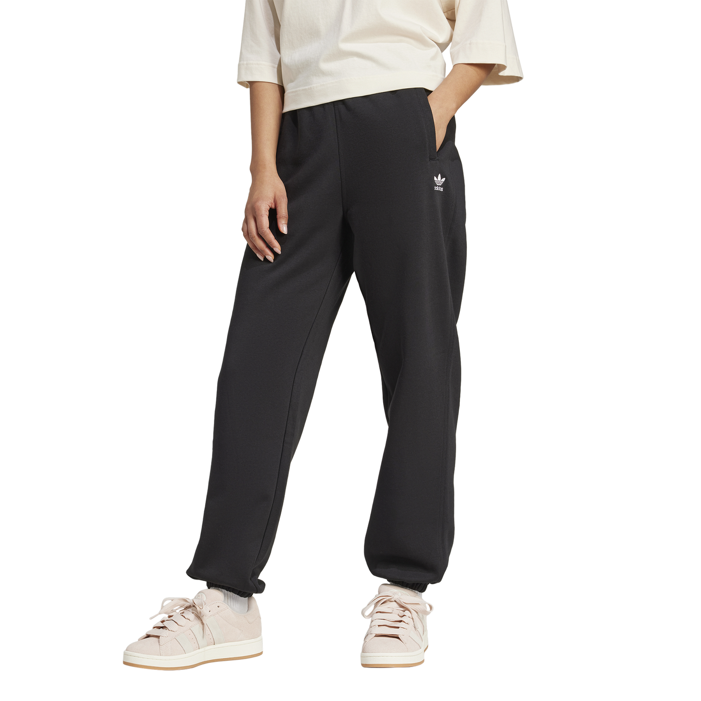 adidas Originals Trefoil Essentials Fleece Pants - Women's - Black