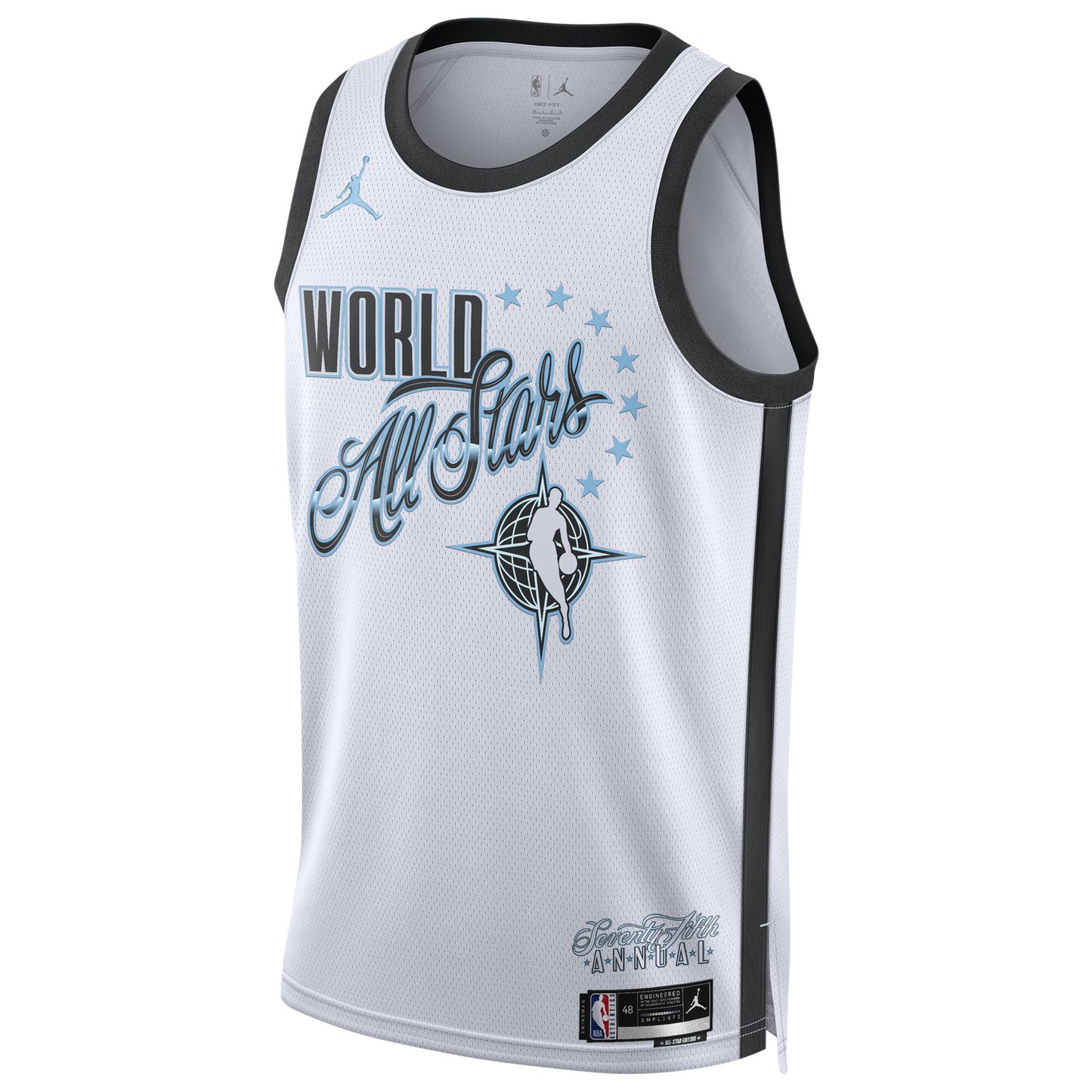 Nike ASW 26 Swingman Jersey - Men's - White/Blue