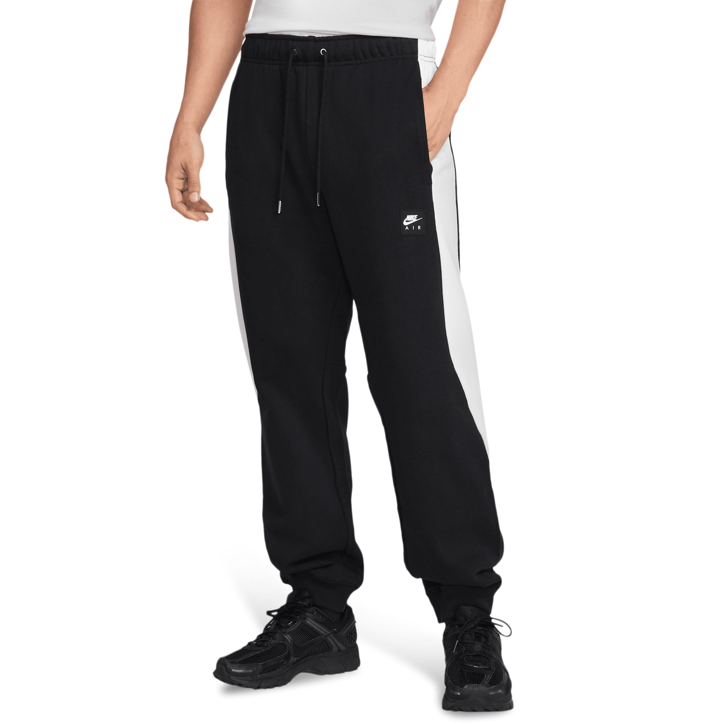 Nike Air Fleece Joggers - Men's - Black/Black/White