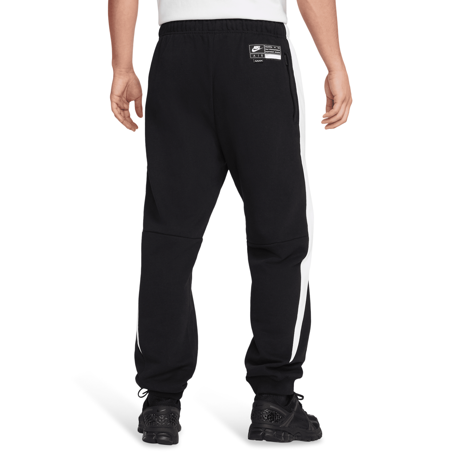 Nike Air Fleece Joggers - Men's - Black/Black/White