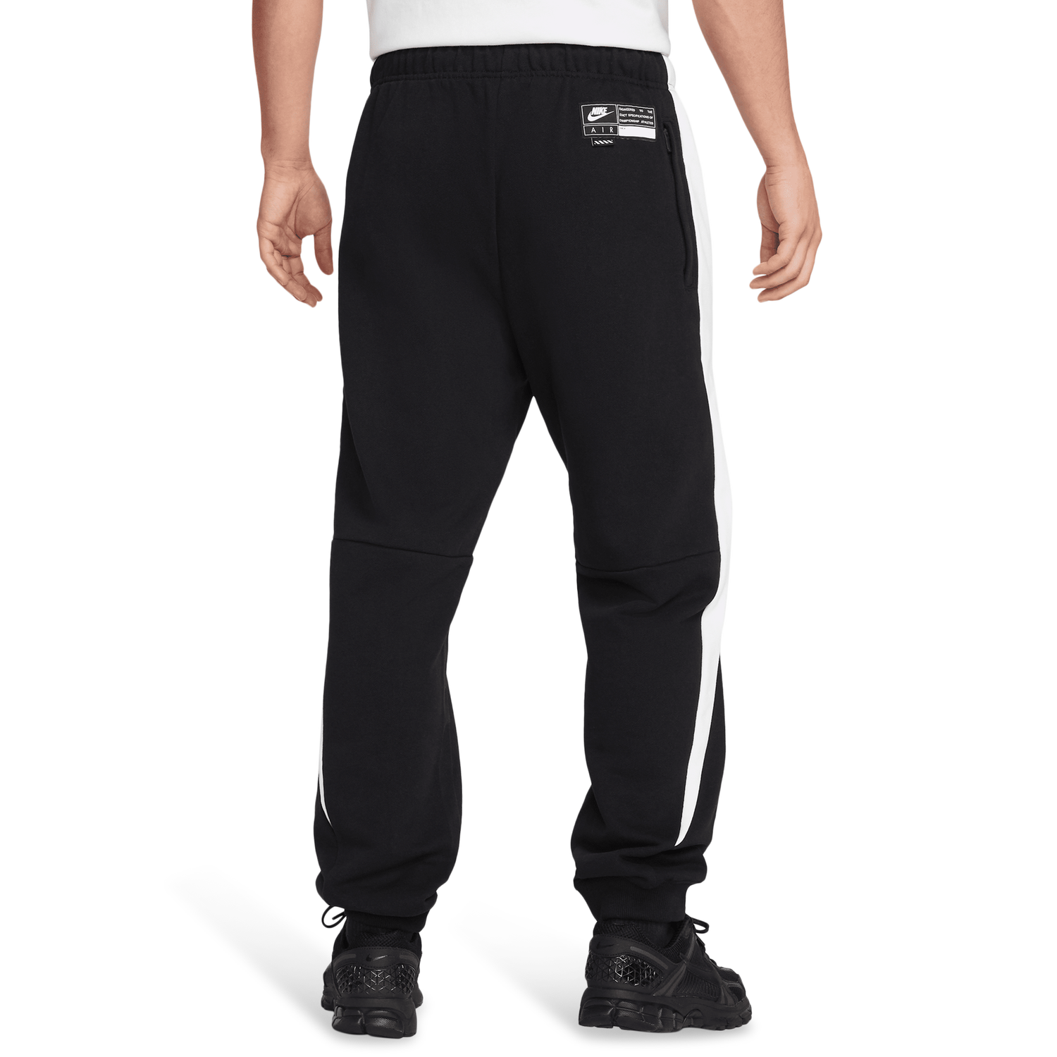 Nike Air Fleece Joggers - Men's - Black/Black/White
