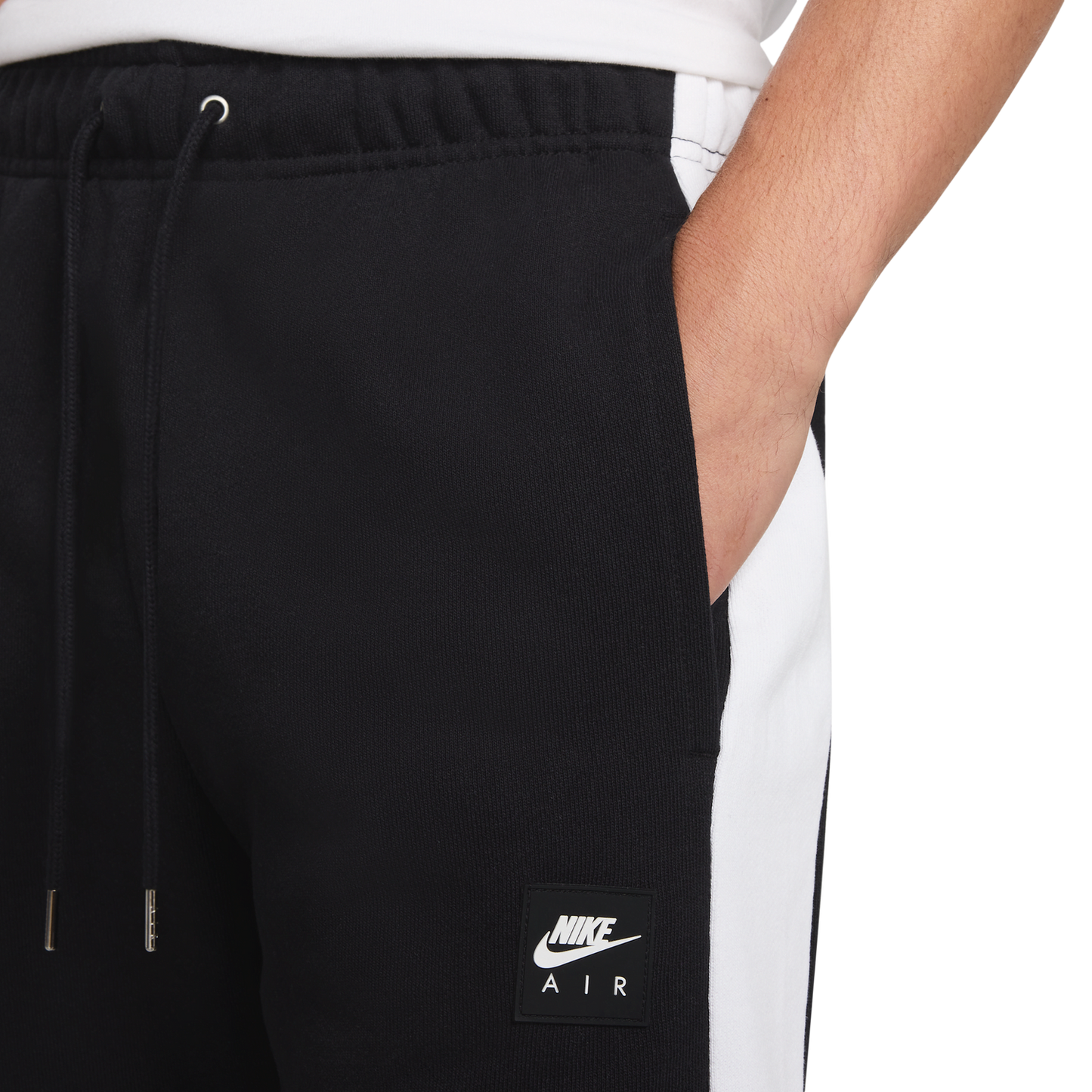Nike Air Fleece Joggers - Men's - Black/Black/White
