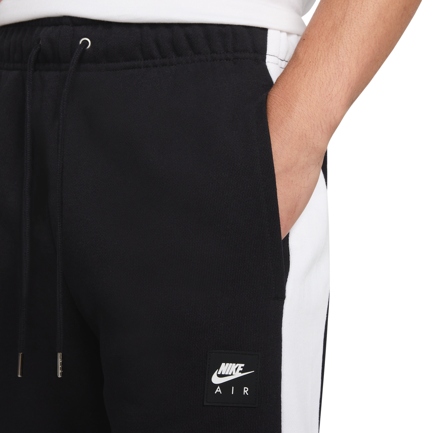 Nike Air Fleece Joggers - Men's - Black/Black/White