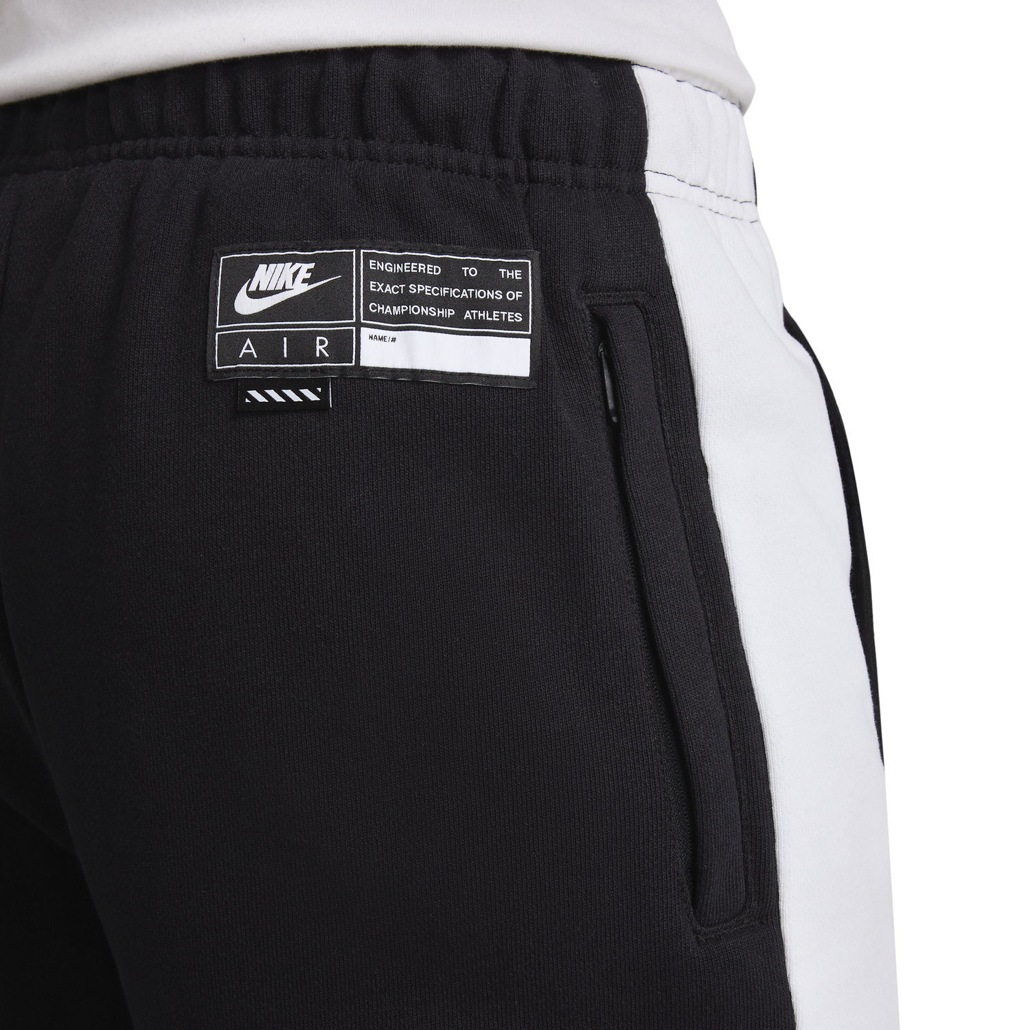 Nike Air Fleece Joggers - Men's - Black/Black/White