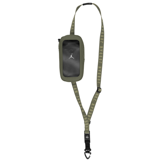 Jordan FLIGHT PHONE CROSSBODY - Men's - Medium Olive/Black/White