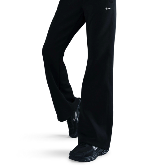 Nike NSW WR Mid Rise Poly Knit Pants - Women's - White/Black