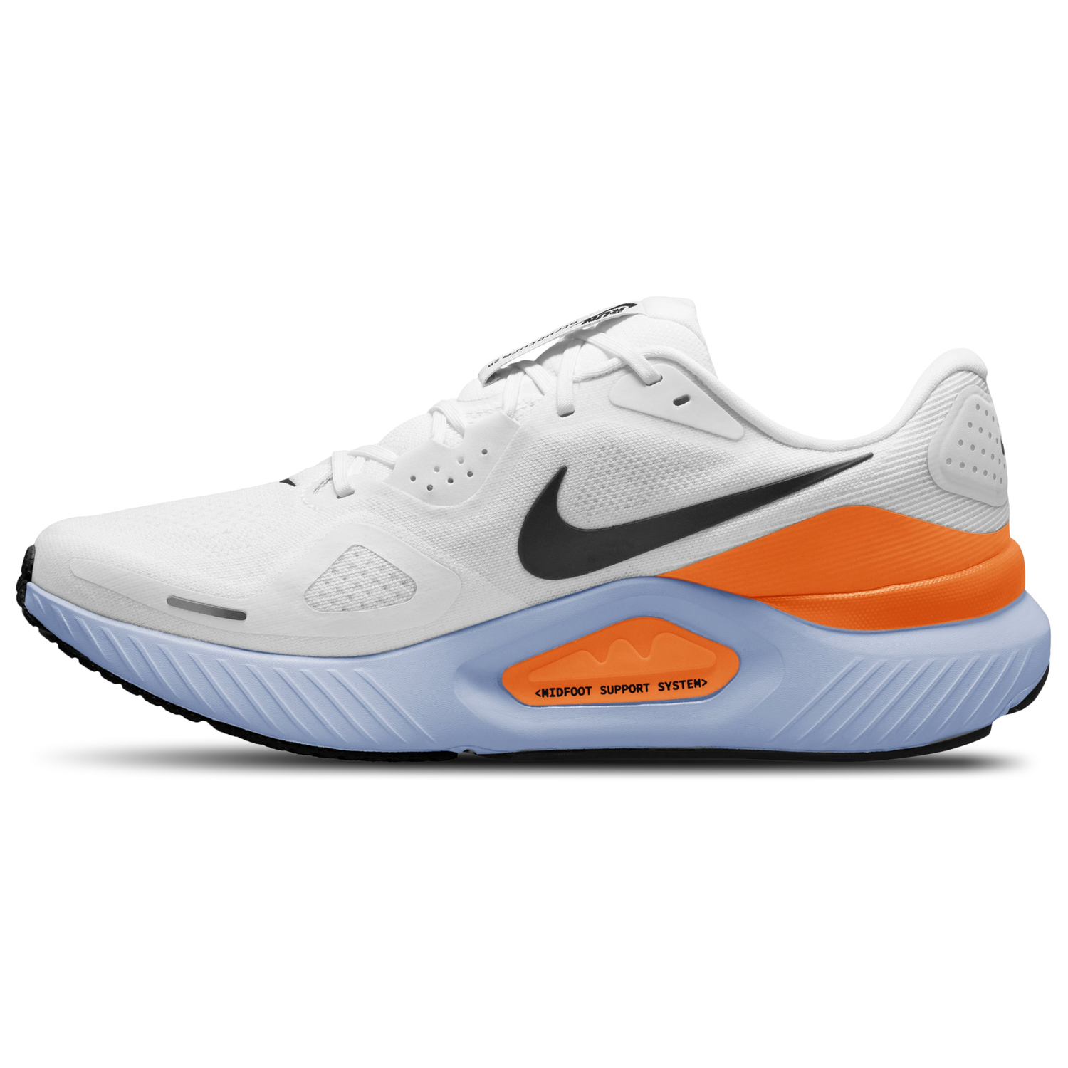 Nike Structure 26 - Men's - White/Black/Orange