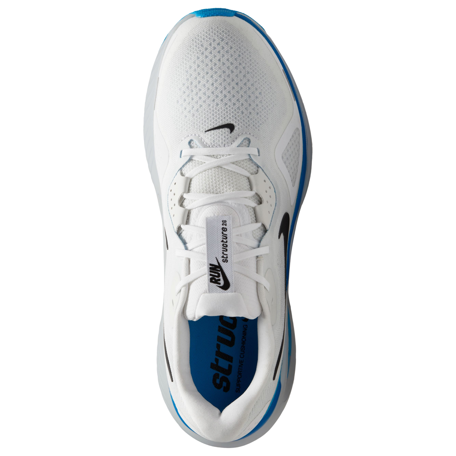 Nike Structure 26 - Men's - White/Black/Blue