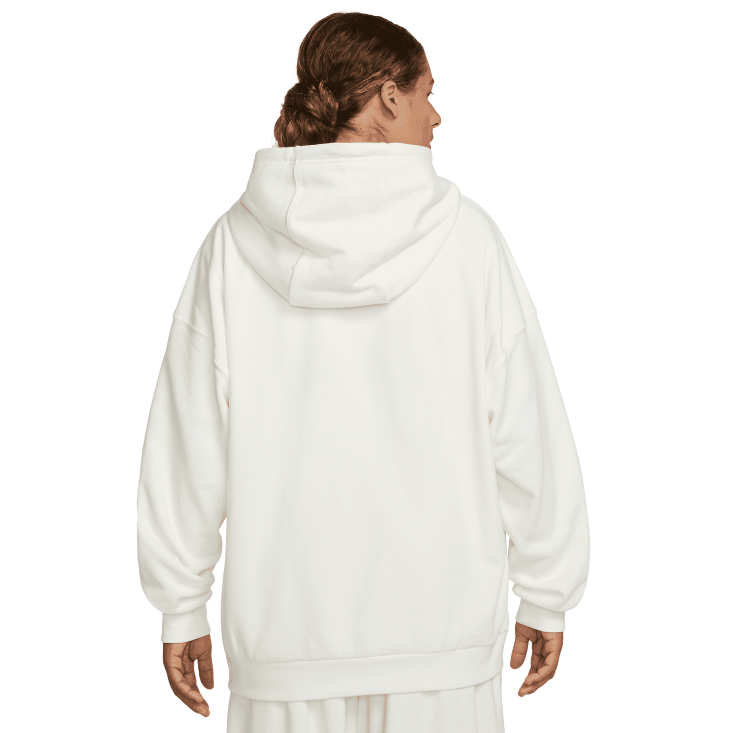Nike Club FT Oversized Pullover Hoodie - Men's - Sail/Sail