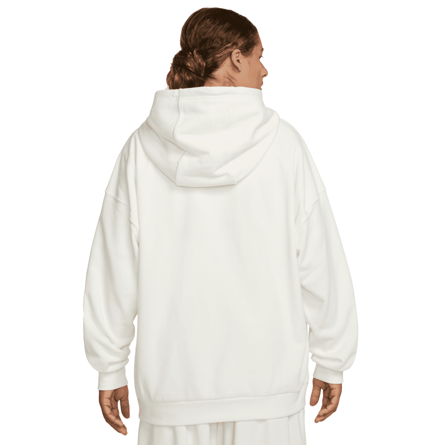Nike Club FT Oversized Pullover Hoodie - Men's - Sail/Sail