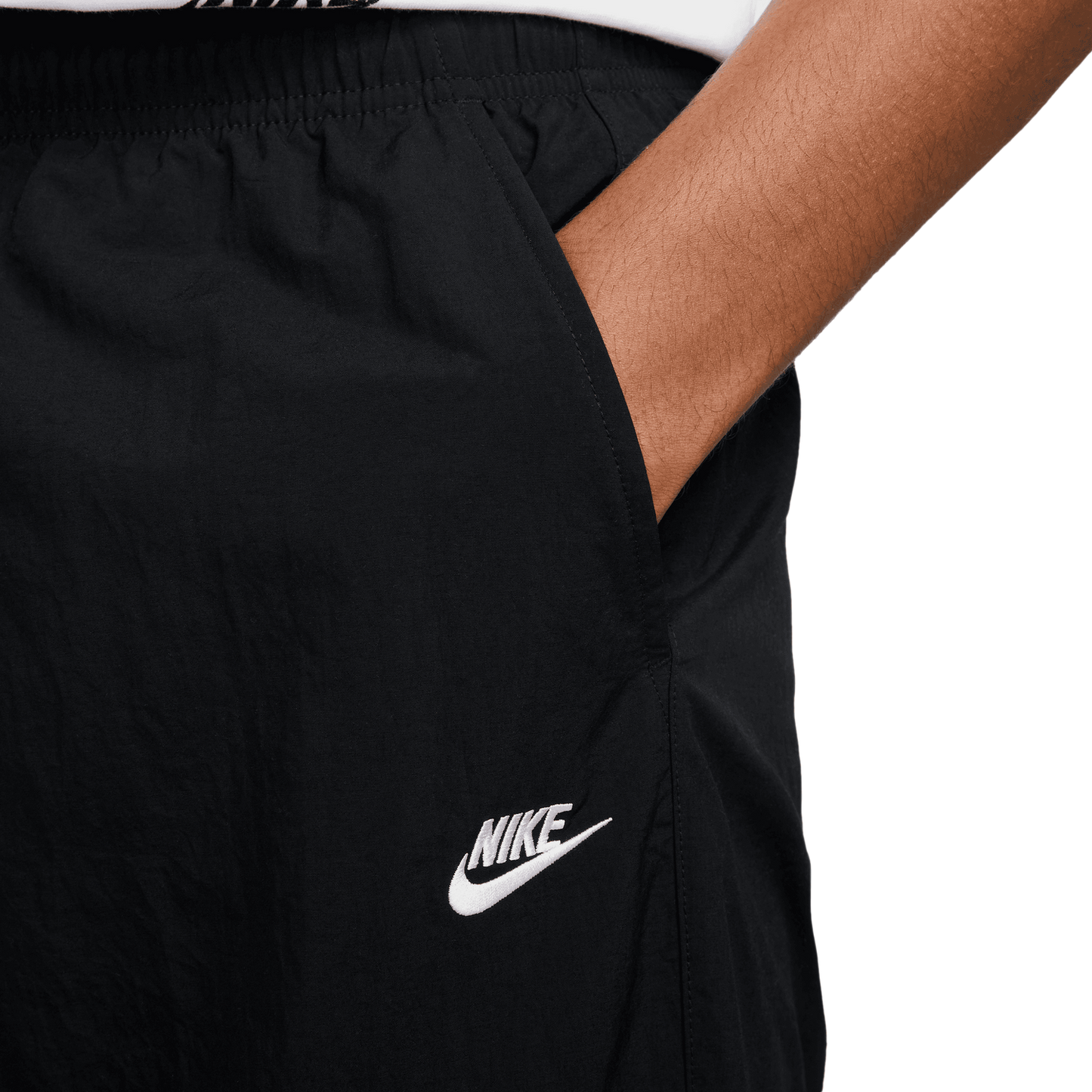 Nike Club Woven Cargo Pants - Men's - Black/White
