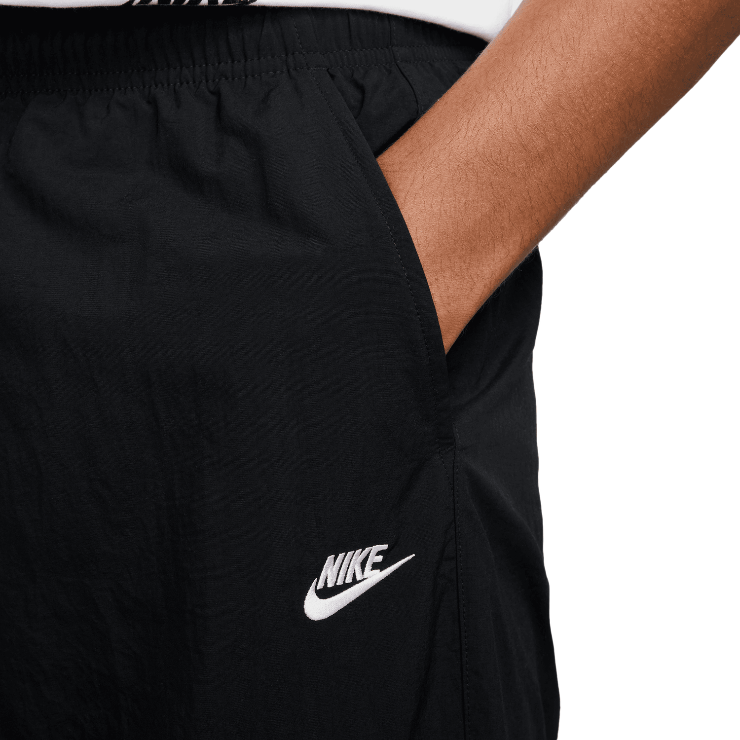 Nike Club Woven Cargo Pants - Men's - Black/White