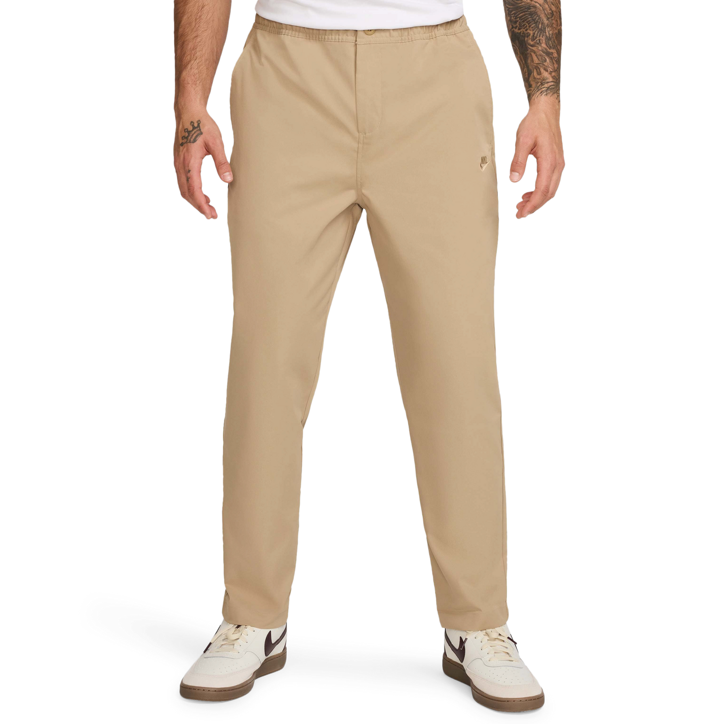 Nike Club Woven Tapered Pants - Men's - Parachute Beige/Parachute Beige