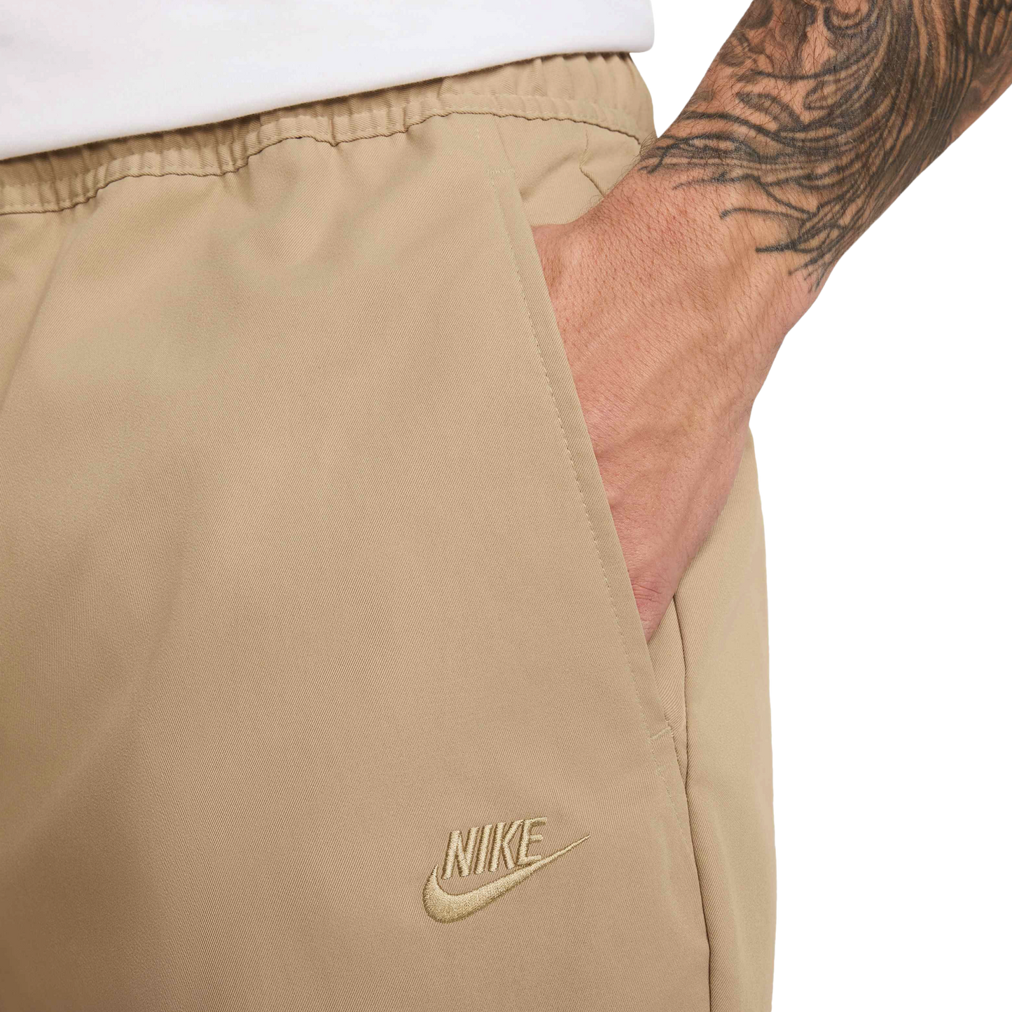 Nike Club Woven Tapered Pants - Men's - Parachute Beige/Parachute Beige