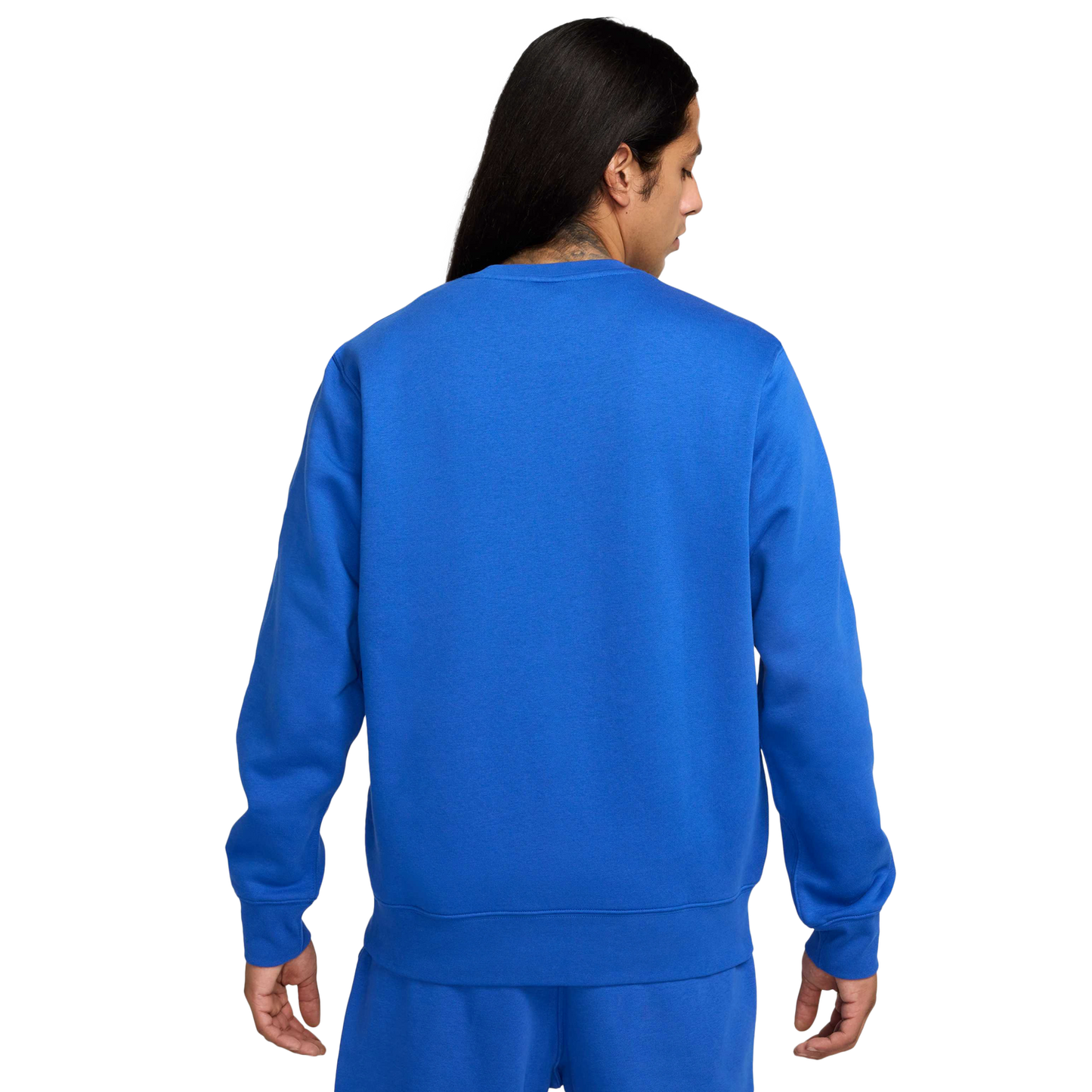 Nike NSW Club BB Crew GFX - Men's - Game Royal/White