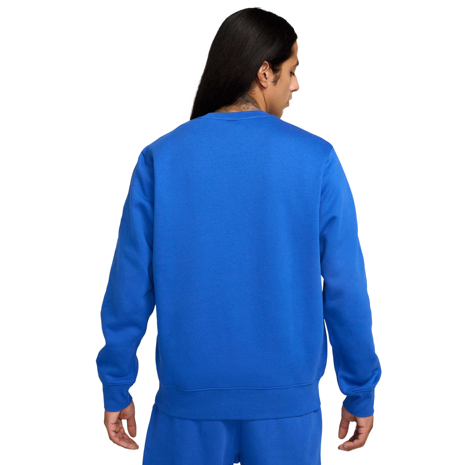 Nike NSW Club BB Crew GFX - Men's - Game Royal/White