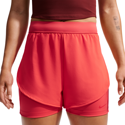Nike Drifit Universal 2In1 Short - Women's - University Red/University Red/Lt Crimson
