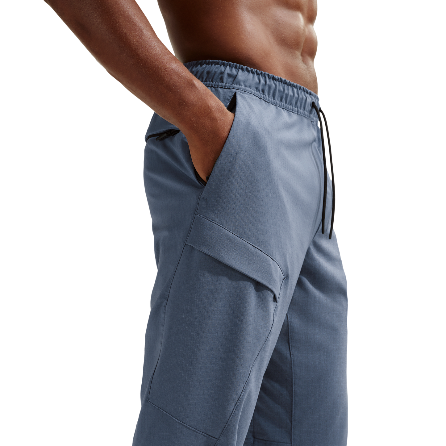 Nike Dri-FIT Unlimited Alt Cargo Pants - Men's - Black/Diffused Blue/Diffused Blue