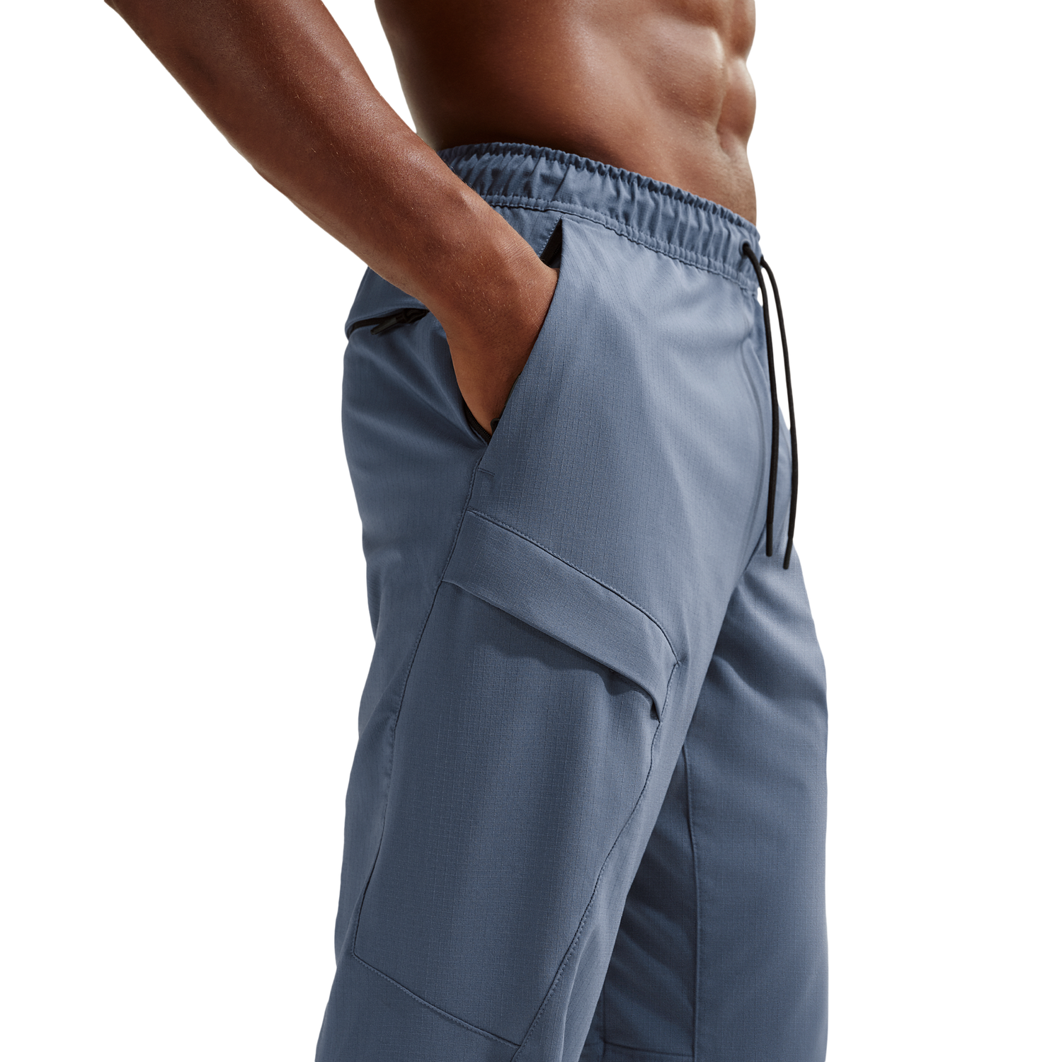 Nike Dri-FIT Unlimited Alt Cargo Pants - Men's - Black/Diffused Blue/Diffused Blue