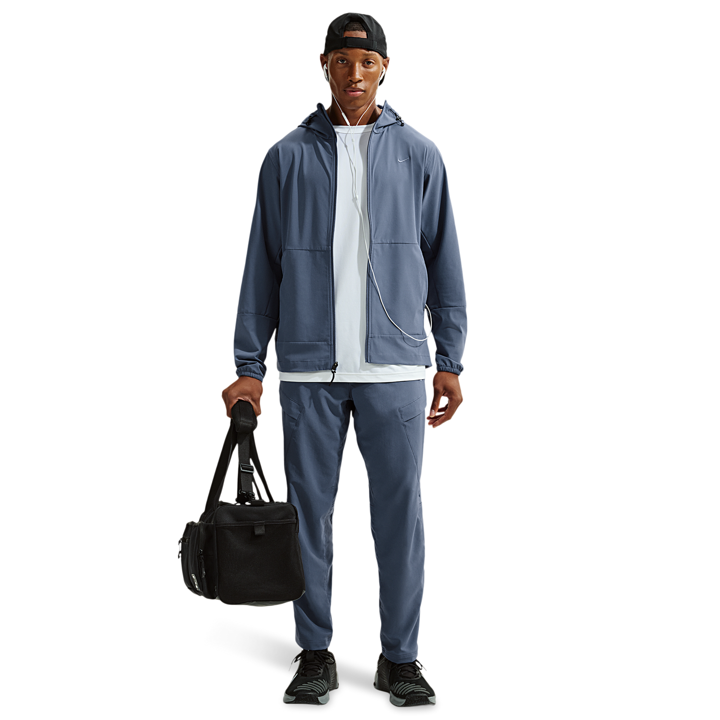 Nike Dri-FIT Unlimited Alt Cargo Pants - Men's - Black/Diffused Blue/Diffused Blue