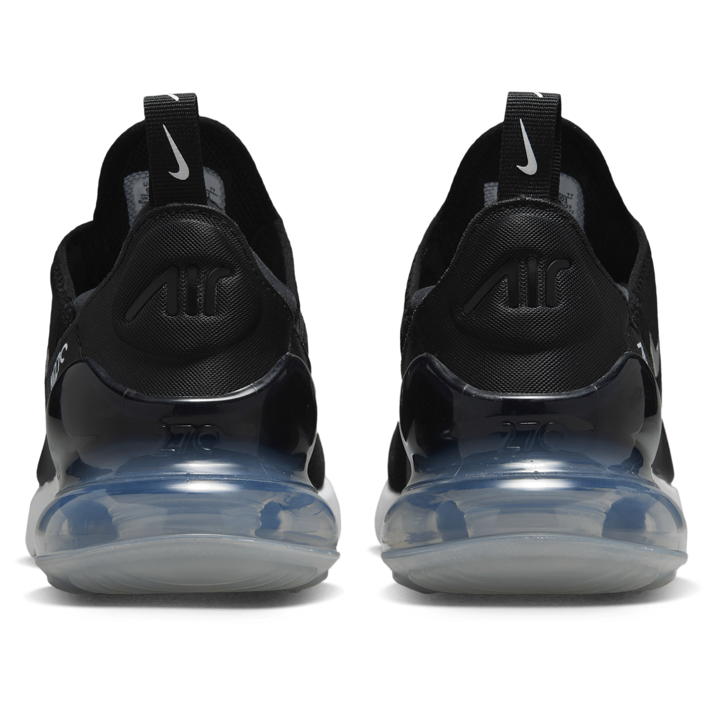 Nike Air Max 270 - Women's - Black/White/Mtlc Silver