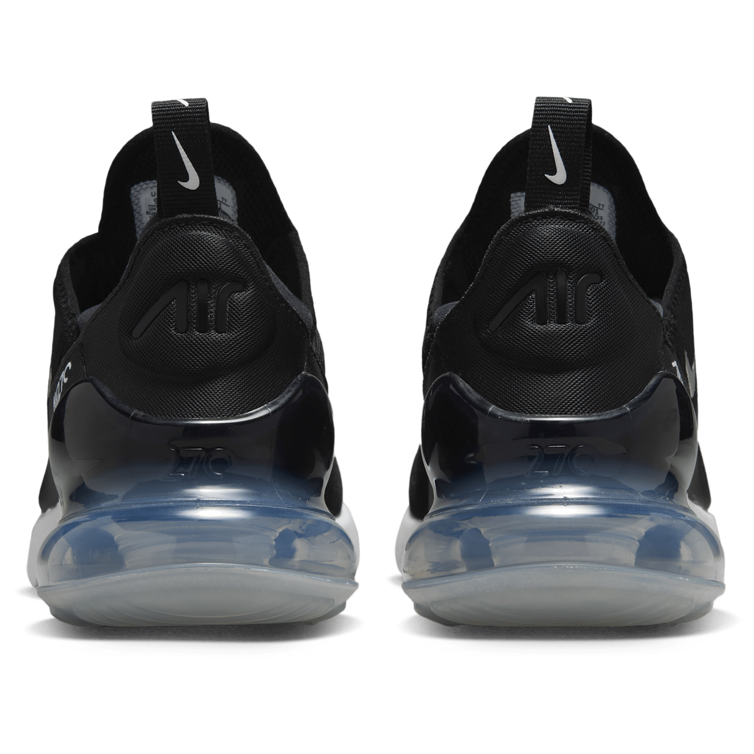 Nike Air Max 270 - Women's - Black/White/Mtlc Silver