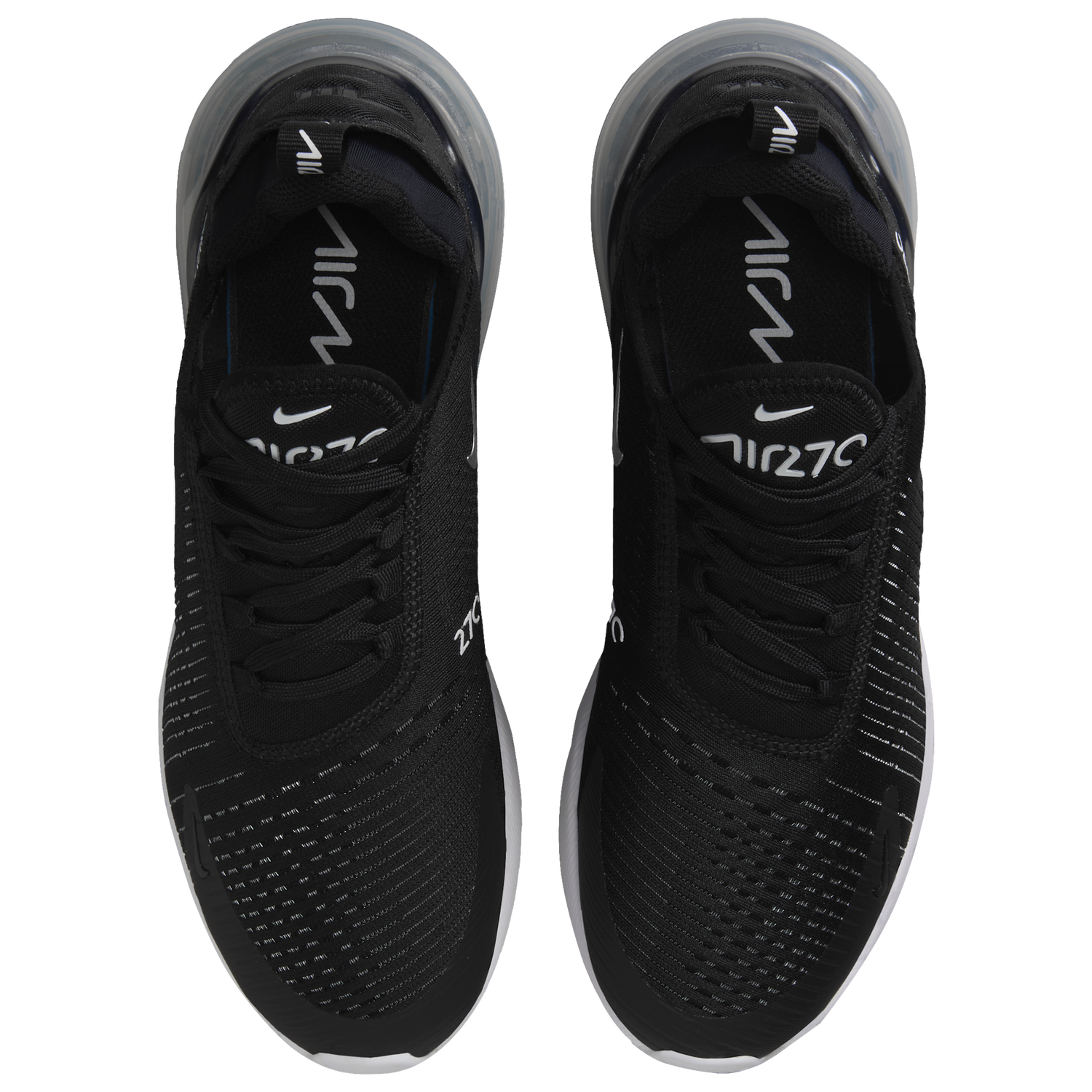 Nike Air Max 270 - Women's - Black/White/Mtlc Silver