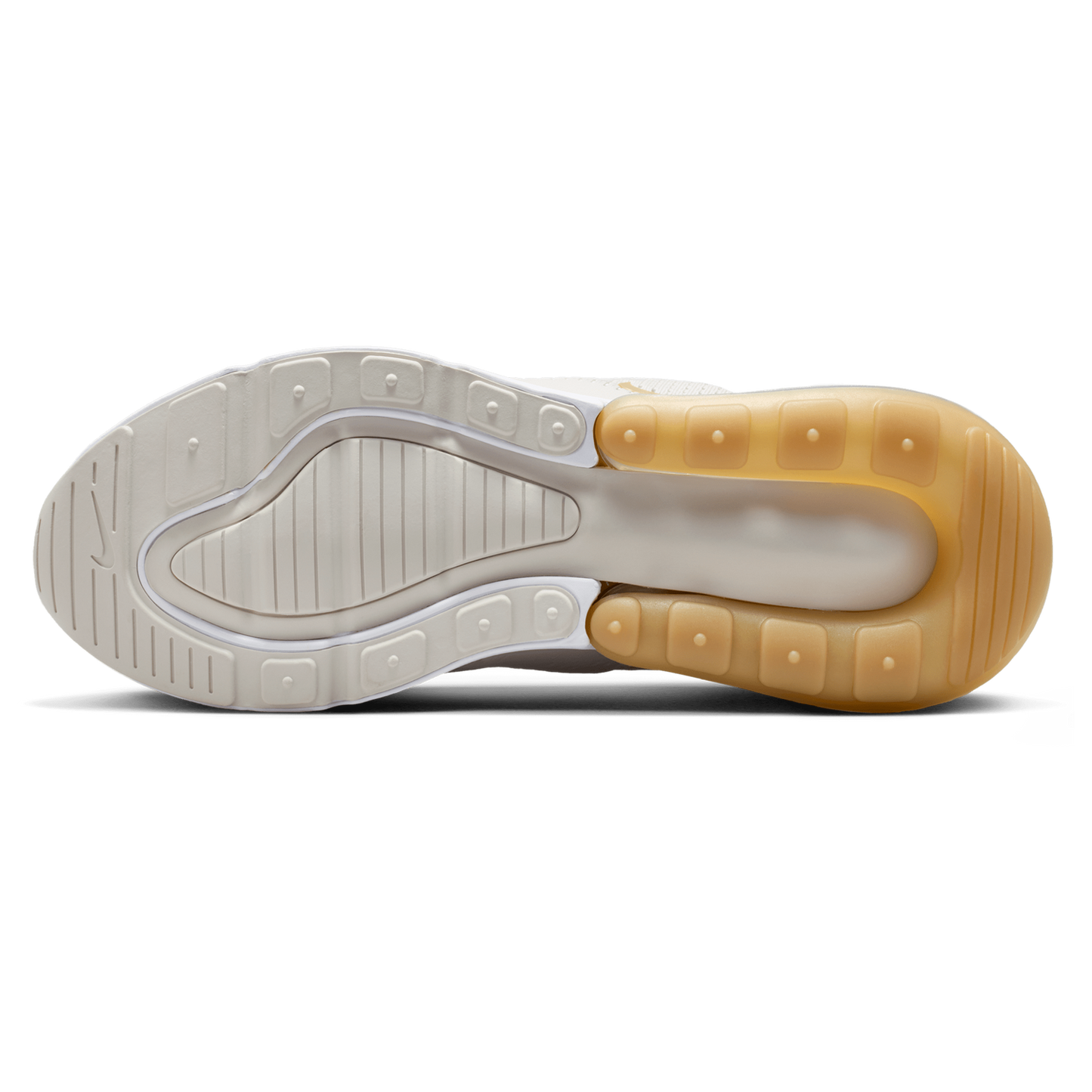Nike Air Max 270 - Women's - White/Mtlc Gold/Lt Bone