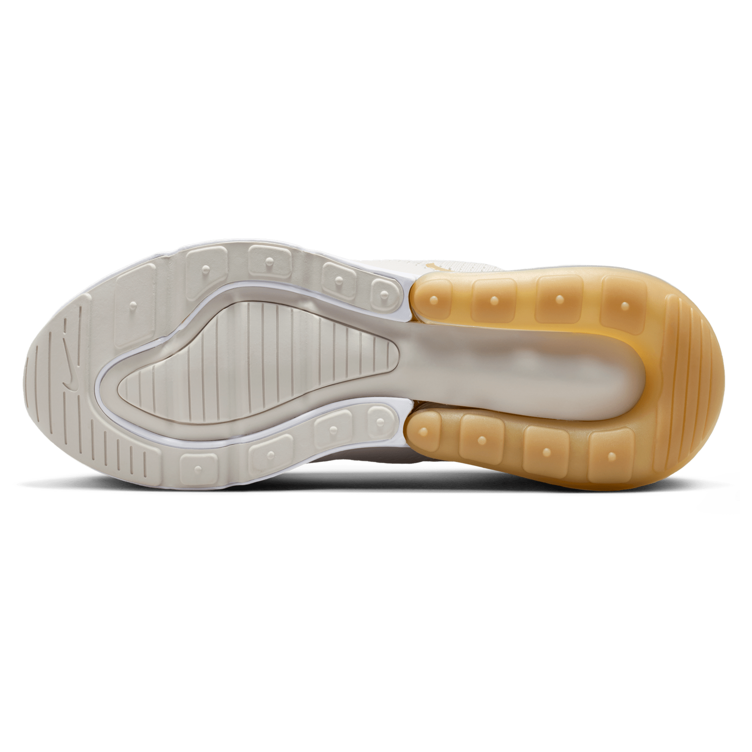 Nike Air Max 270 - Women's - White/Mtlc Gold/Lt Bone