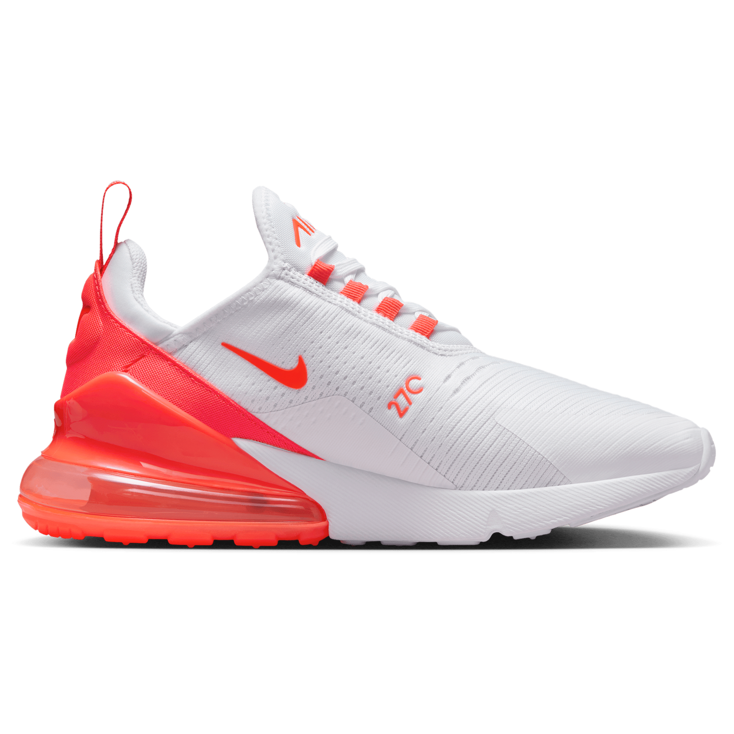 Nike Air Max 270 - Women's - White/Brt Crimson/White