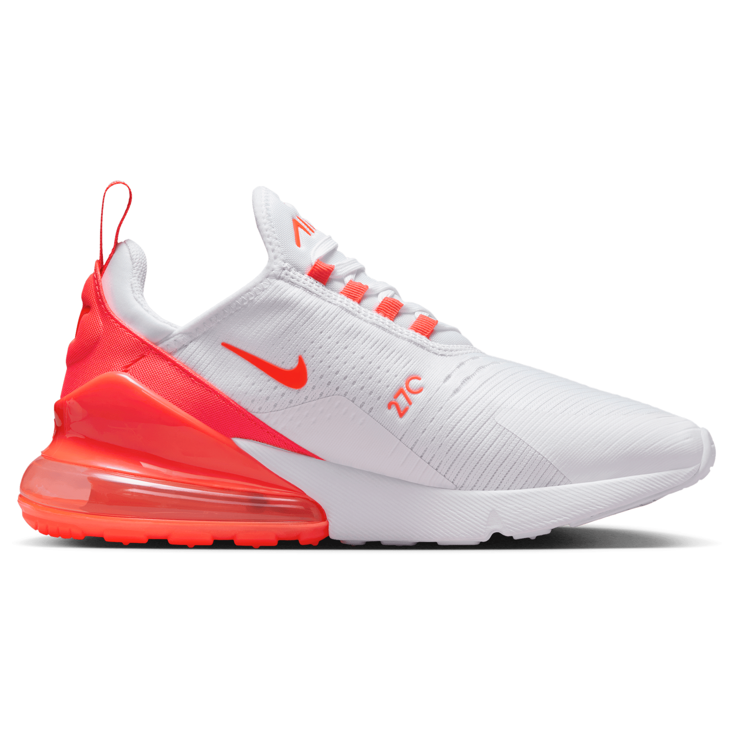 Nike Air Max 270 - Women's - White/Brt Crimson/White