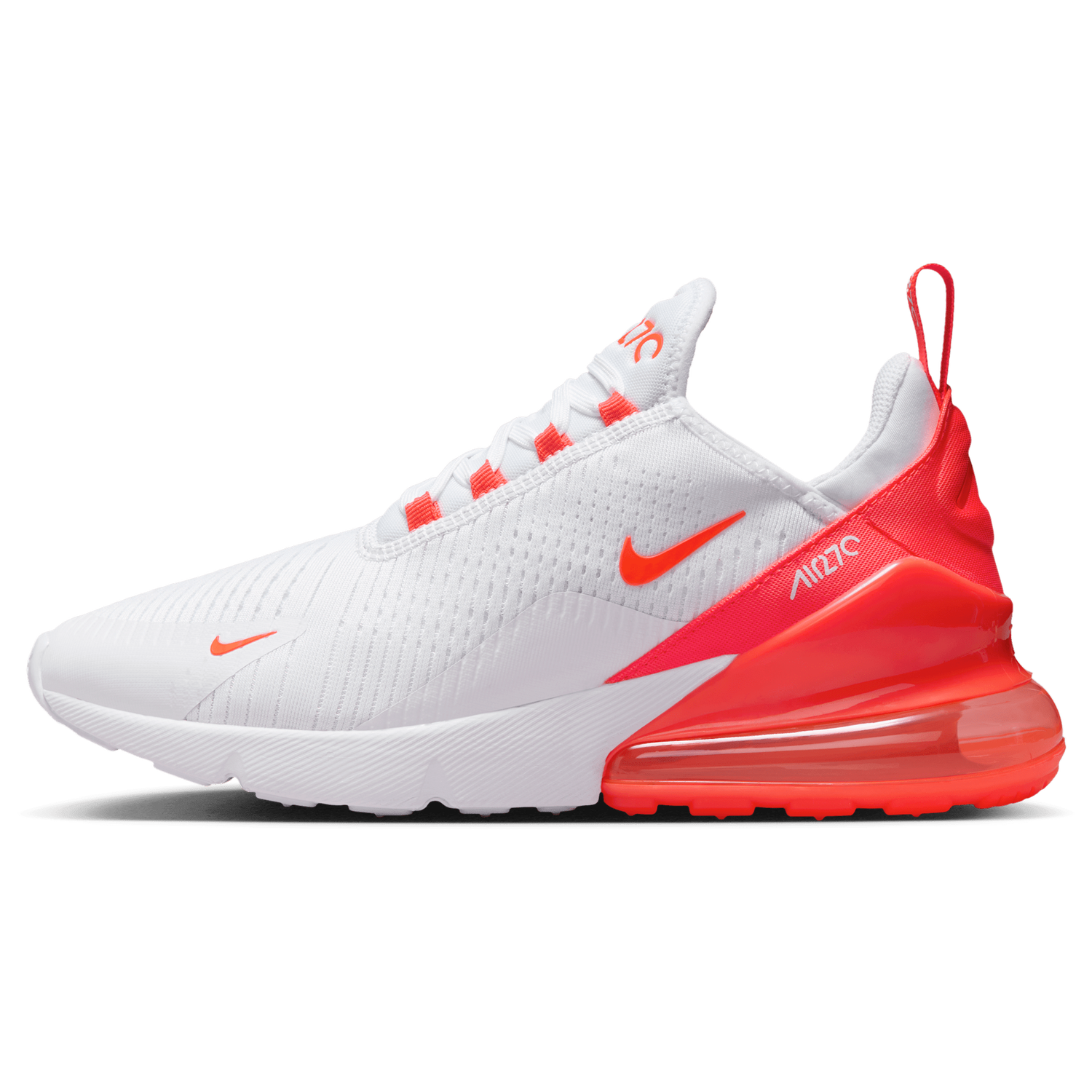 Nike Air Max 270 - Women's - White/Brt Crimson/White