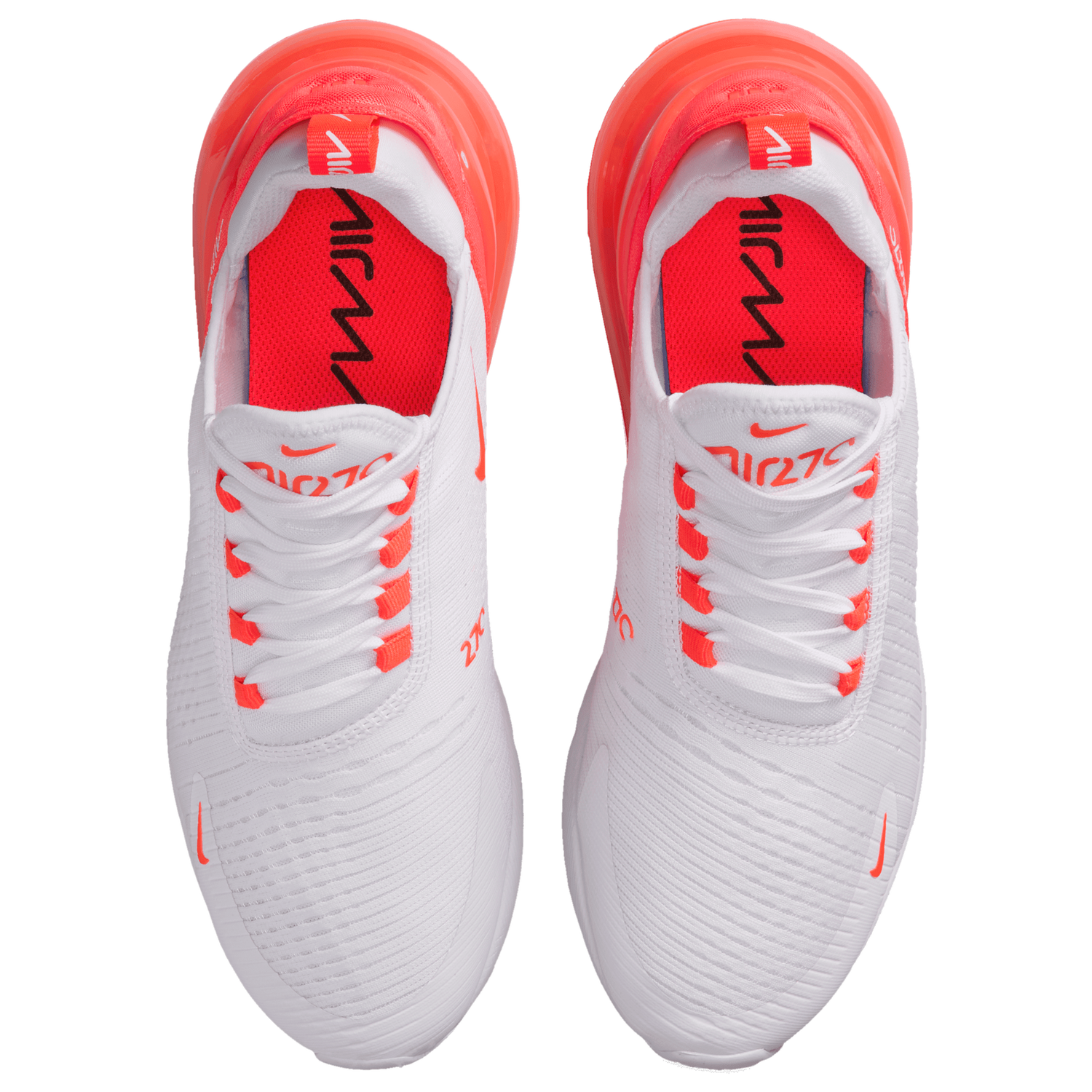 Nike Air Max 270 - Women's - White/Brt Crimson/White