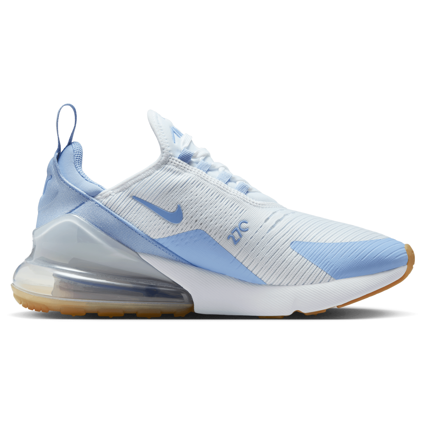 Nike Air Max 270 - Women's - Aluminum/White/Blue Tint