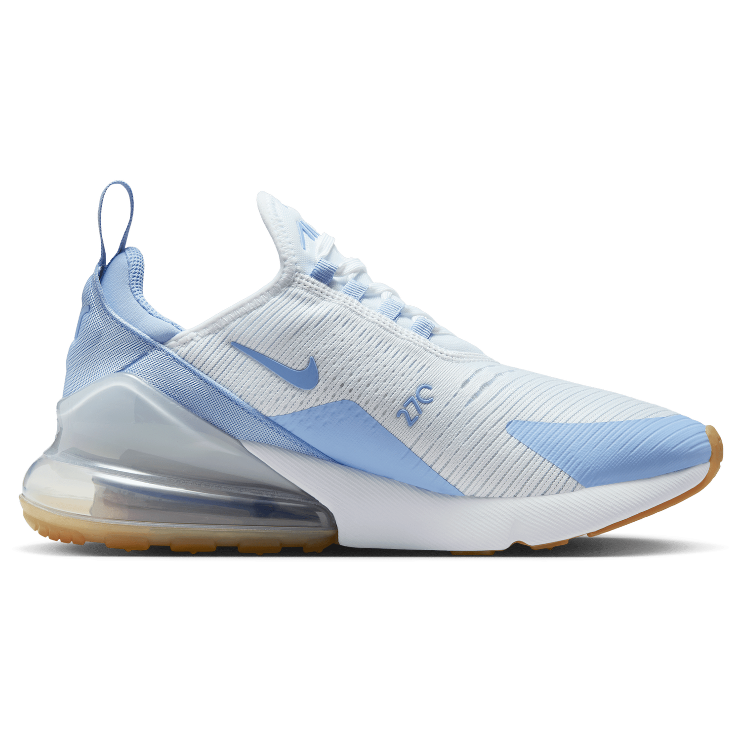 Nike Air Max 270 - Women's - Aluminum/White/Blue Tint