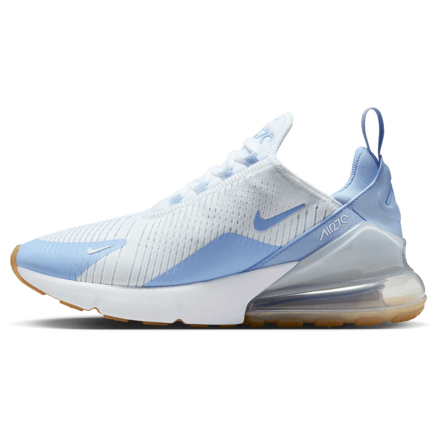 Nike Air Max 270 - Women's - Aluminum/White/Blue Tint