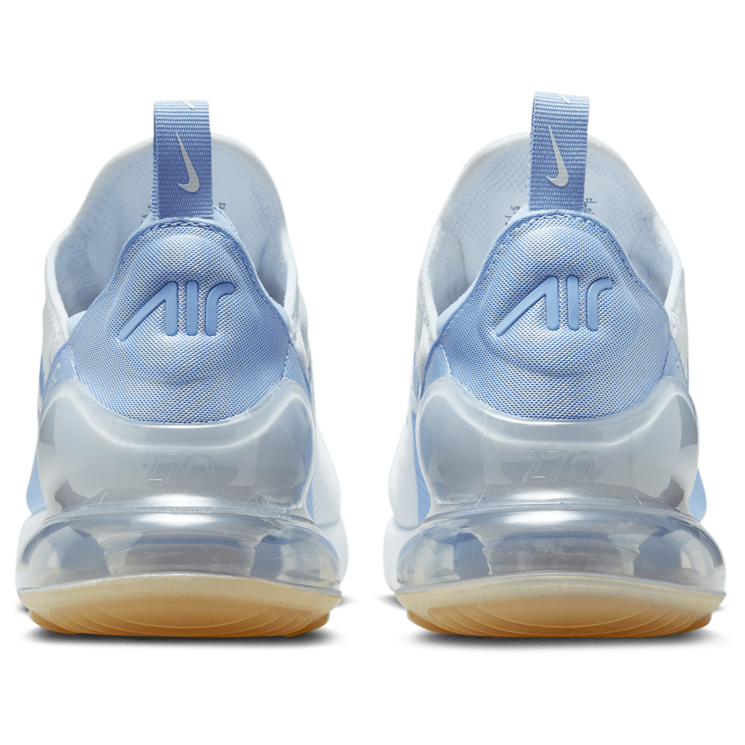 Nike Air Max 270 - Women's - Aluminum/White/Blue Tint