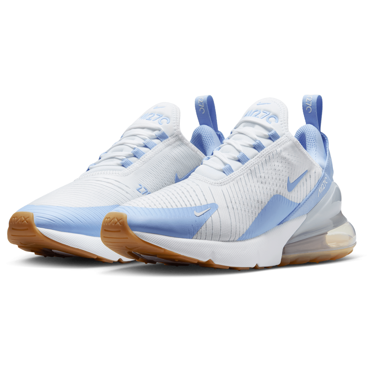 Nike Air Max 270 - Women's - Aluminum/White/Blue Tint