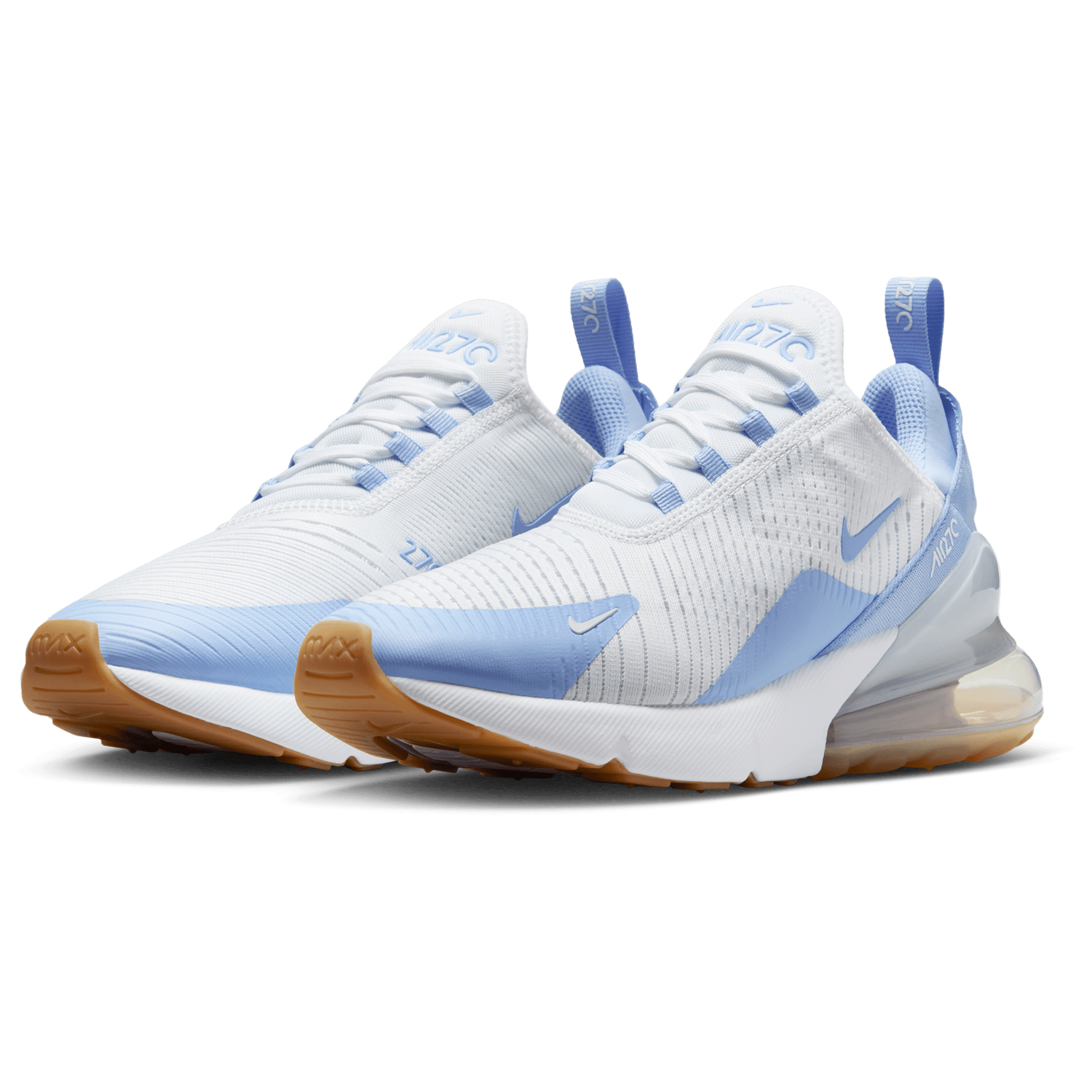 Nike Air Max 270 - Women's - Aluminum/White/Blue Tint