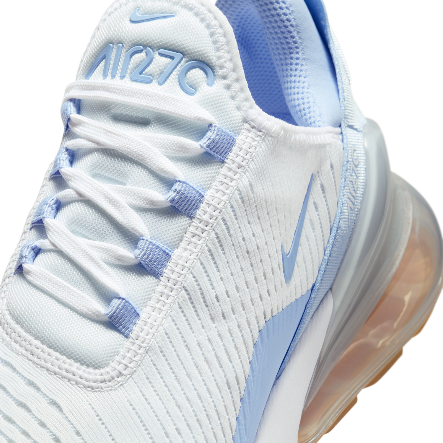 Nike Air Max 270 - Women's - Aluminum/White/Blue Tint